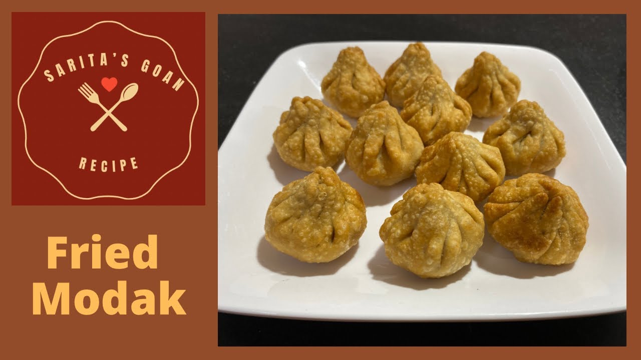 Fried Modak | Wheat Flour Modak | तळलेले मोदक | Sarita’s Goan Recipes |