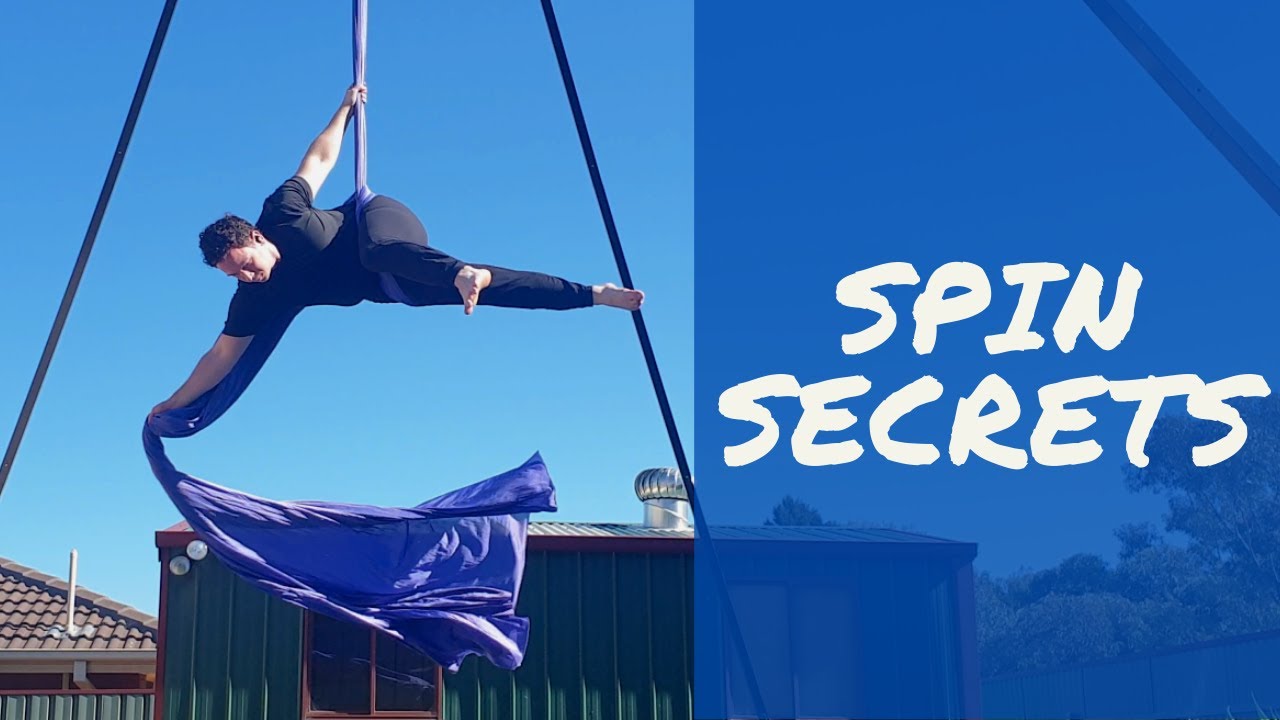 HOW TO SPIN ON AERIAL SILKS, EVERYTHING YOU NEED TO KNOW | Spinning on aerial silks / tissu secrets