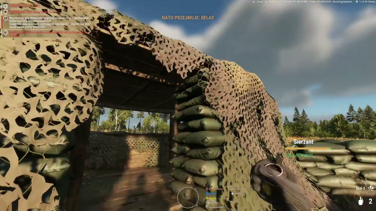 Pełnowymiarowa bitwa o ZHETON w ARMA REFORGER.