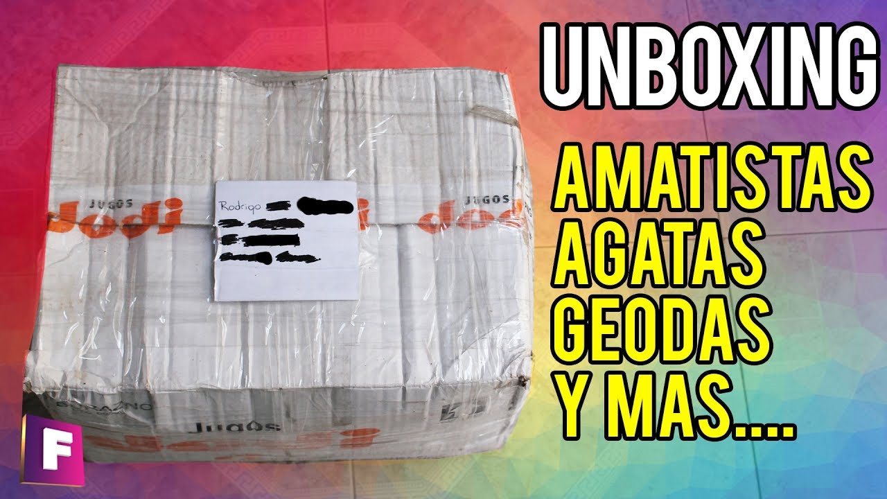 UNBOXING de MUCHOS MINERALES que COMPRE $$$ ↑  ( ME ENGAÑARON  ??? )