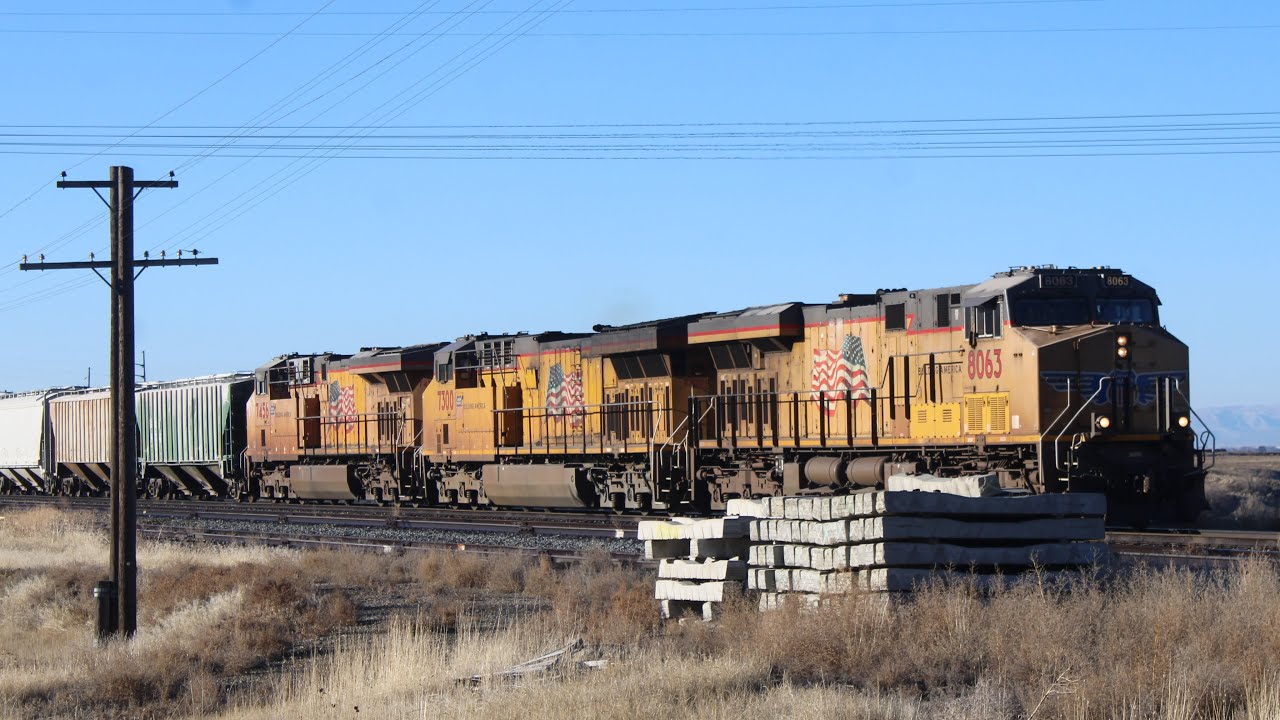 Union Pacific OGPD at the Detector at Wheelon on the Ogden Subdivision, Video 4