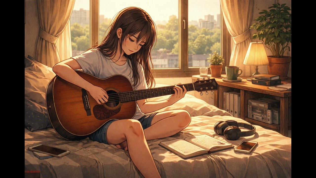 Sunlit Room & Guitar – lo-fi beats