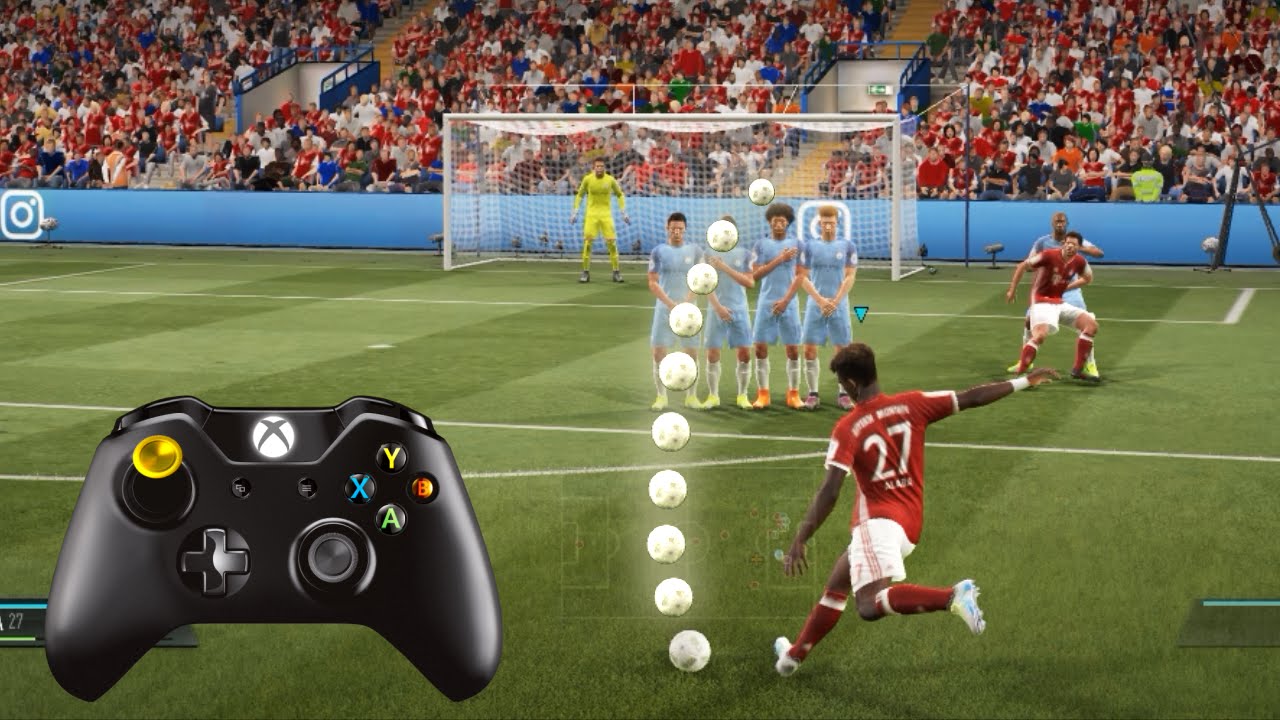 FIFA 17 BASIC DIPPING FREE KICK TUTORIAL