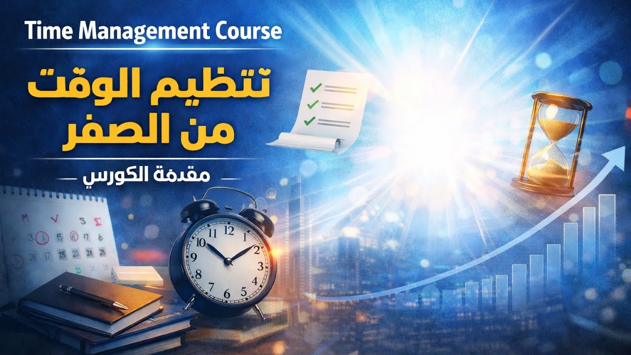 Time Management Course | تنظيم الوقت من الصفر – مقدمة الكورس
