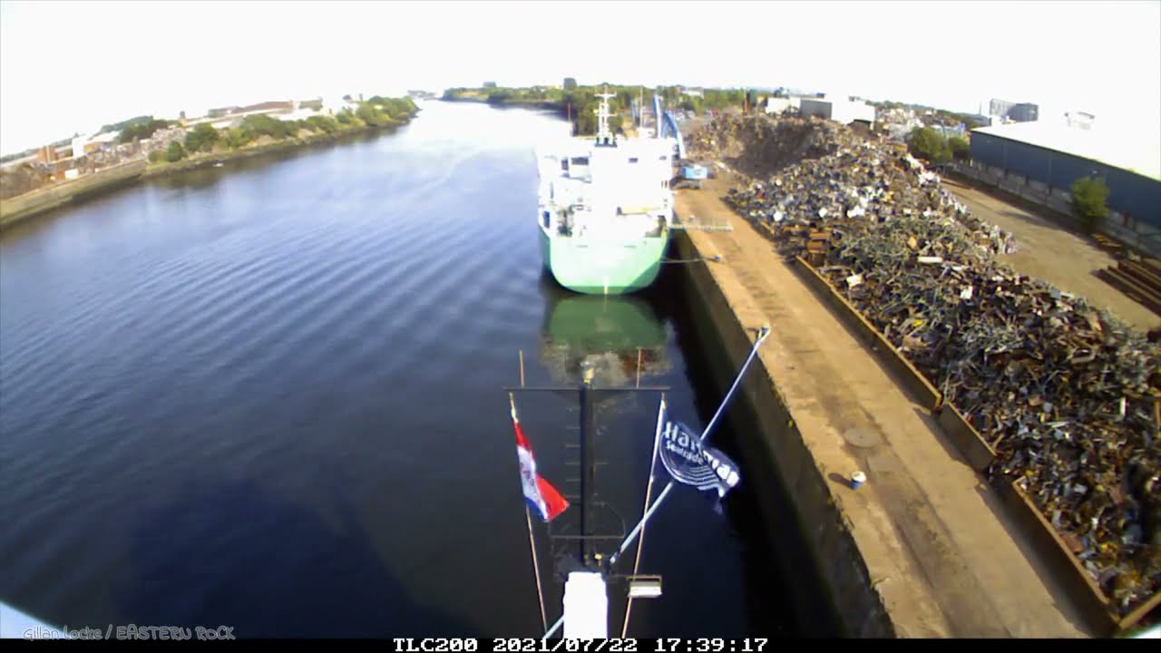 EASTERN ROCK departure from River Clyde, Scotland