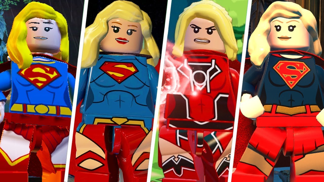 Supergirl Evolution в видеоиграх LEGO (со всеми DLC)