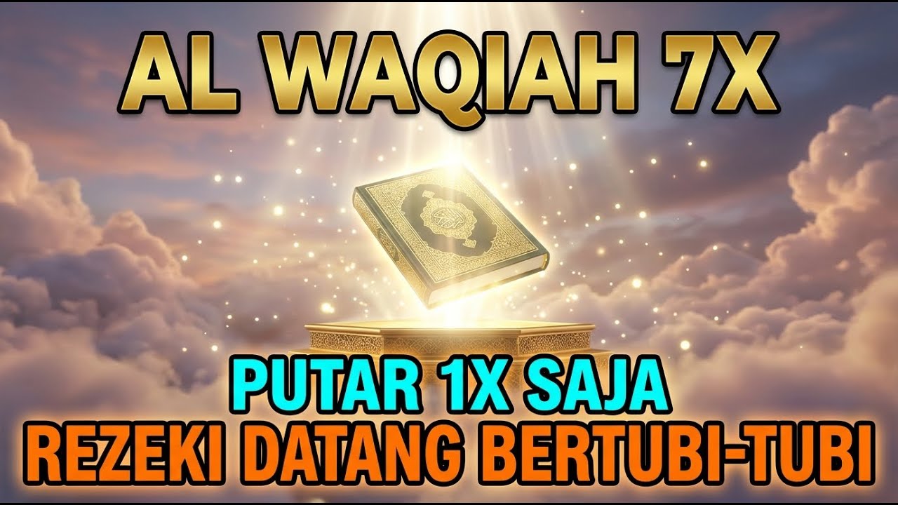 Dengar Al Waqiah 7X Sekali Saja Rezeki Datang Cepat InsyaAllah