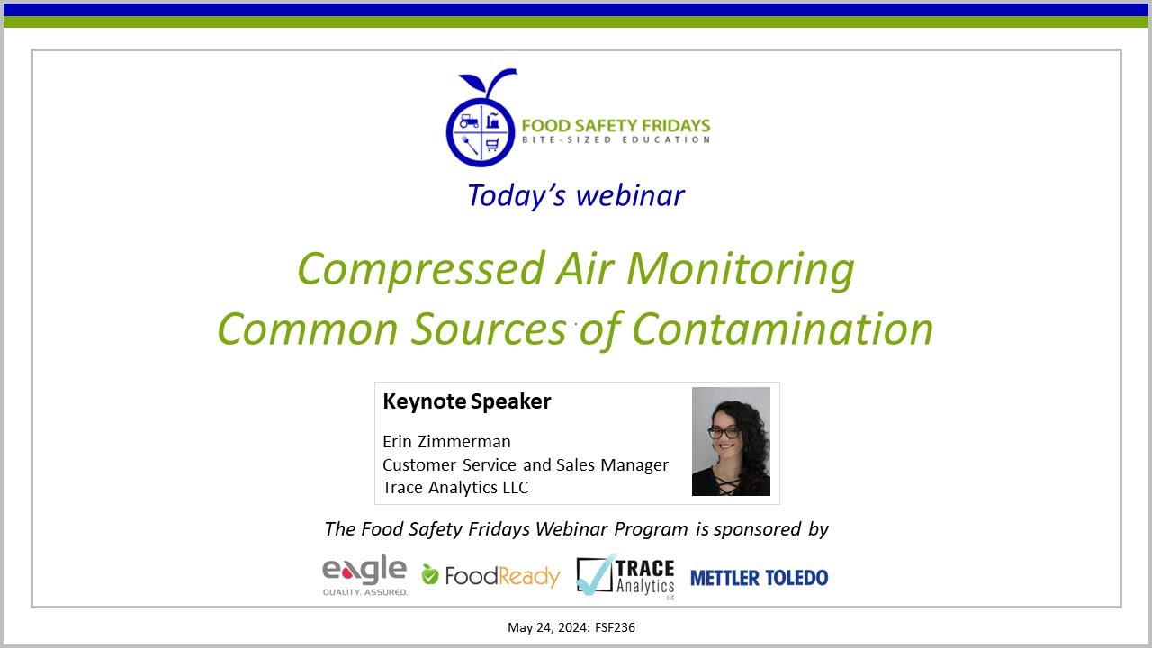 Compressed Air Monitoring - Common Sources of Contamination