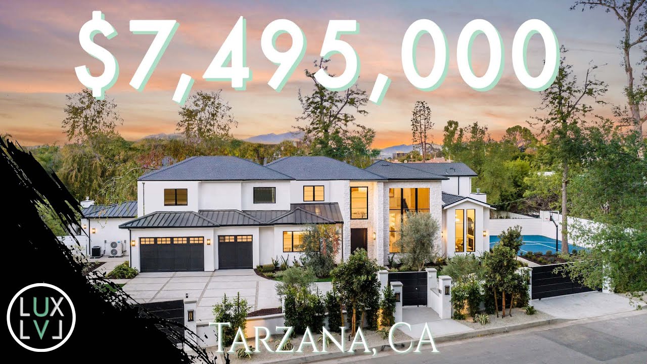 SEE WHAT $7,495,000 WILL GET YOU IN TARZANA CALIFORNIA! New construction presented by Adi Livyatan!