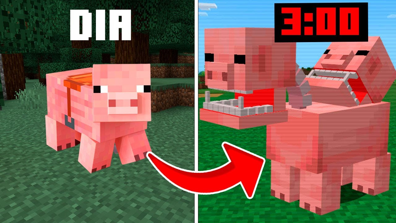 Los mobs de Minecraft se vuelven aterradores a las 3 a. m. (minecraft 1.20)