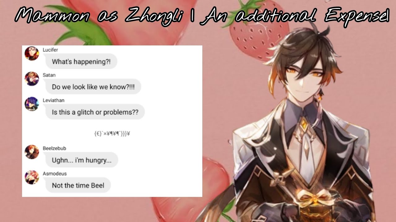 Obey me texts: Mammon as Zhongli | An additional Expense|