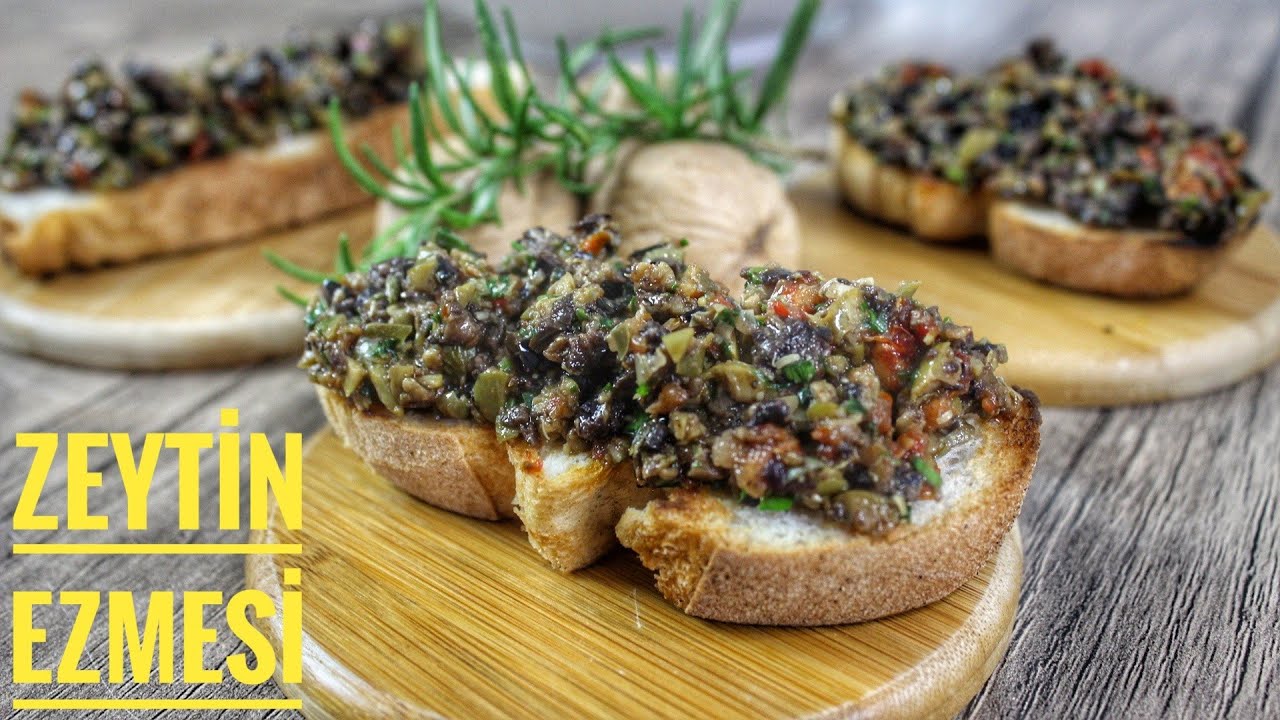 KAHVALTILIK ZEYTİN EZMESİ NASIL YAPILIR? (TAPENADE)