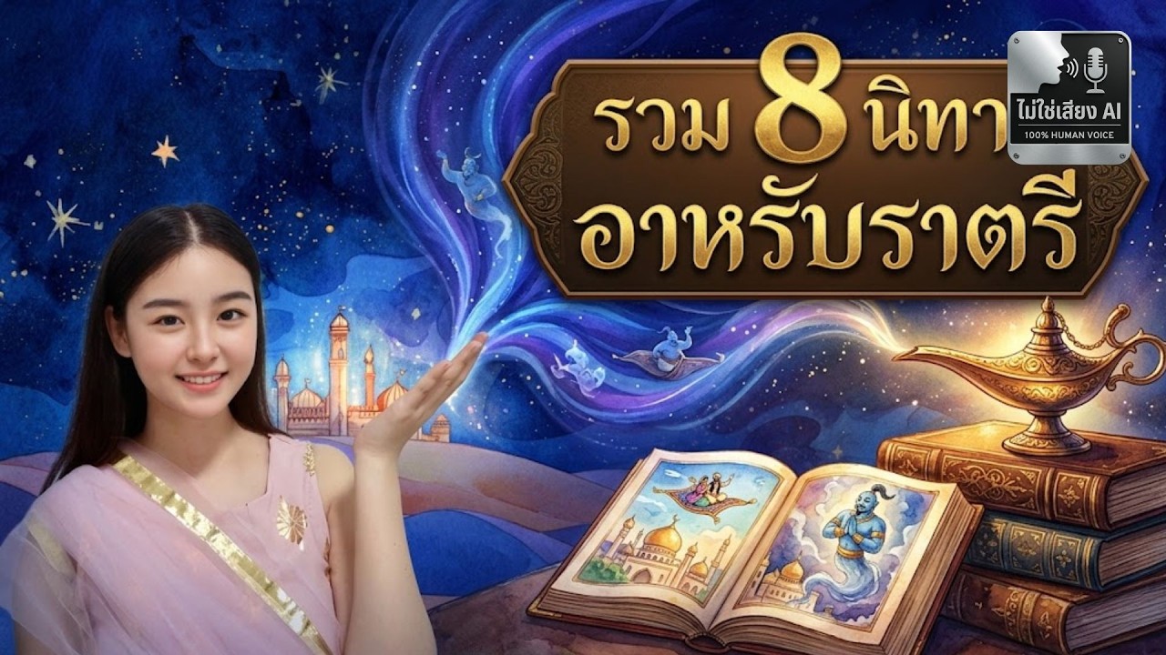 🕌 รวม 8 นิทานอาหรับราตรีสนุกๆ ฟังยาวๆ ก่อนนอน | BOOK & BED นิทาน เรื่องเล่าก่อนเข้านอน ⭐💤🌙