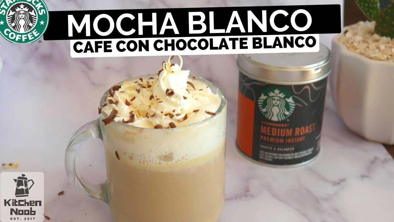 Cafe de chocolate blanco