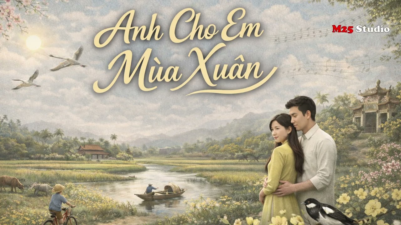 Anh Cho Em Mùa Xuân – Nguyễn Hiền | Nhạc Xuân Trữ Tình Bất Hủ