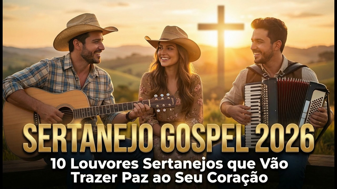 SERTANEJO GOSPEL 2026 – 10 Louvores do Sertão que Trazem Paz ao Coração