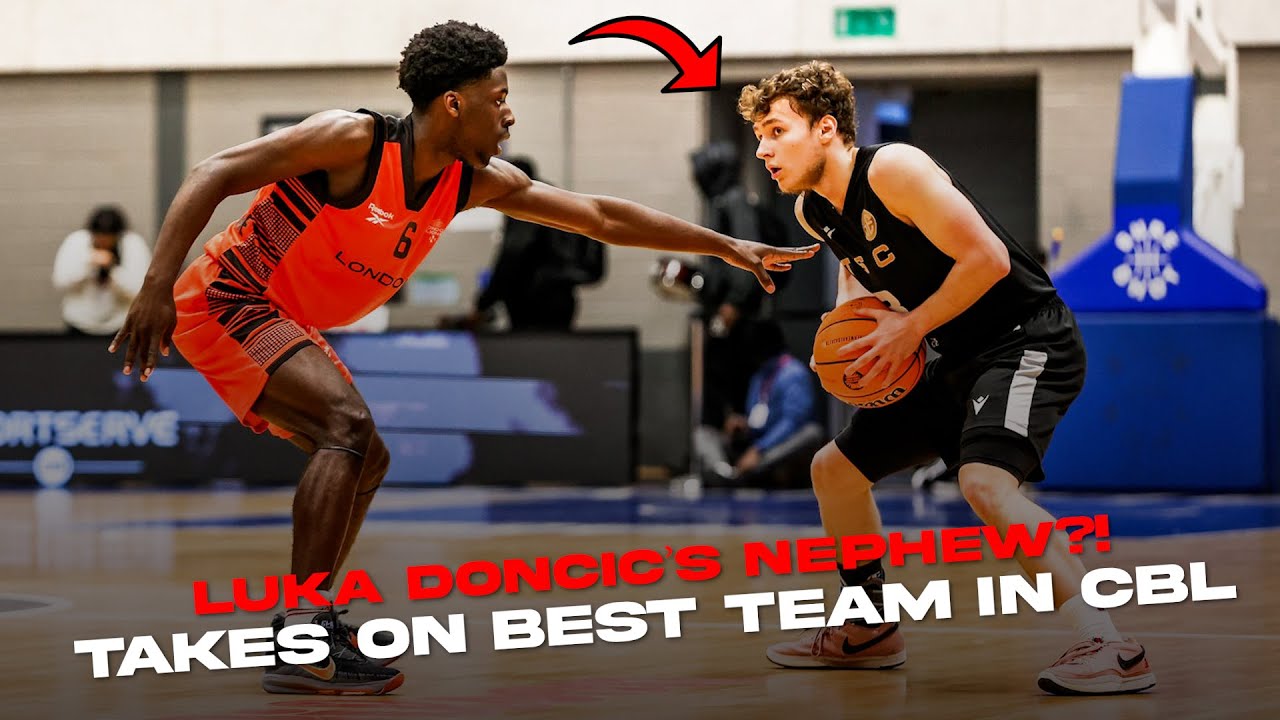 LUKA DONCIC's NEPHEW?! 😳 TAKES ON CBL's #1 RANKED TEAM | NCC Lions V Sheffield Elite | CBL FINALS