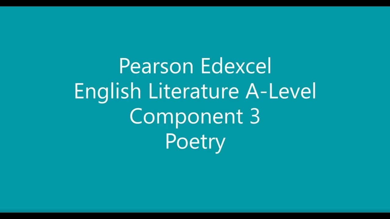 Edexcel English Literature Poems of the Decade: Lesson 17 - Look We Have Coming... by Daljit Nagra