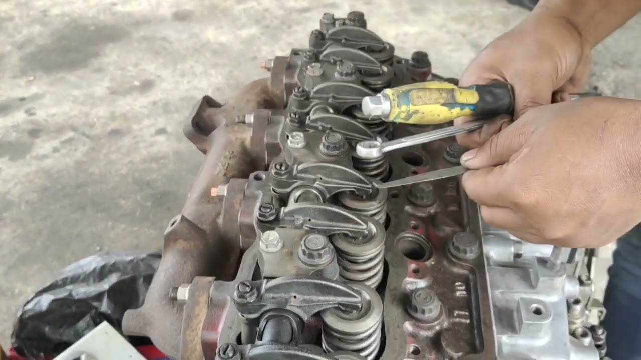 Cara menyetel klep Toyota Dyna 130 HT