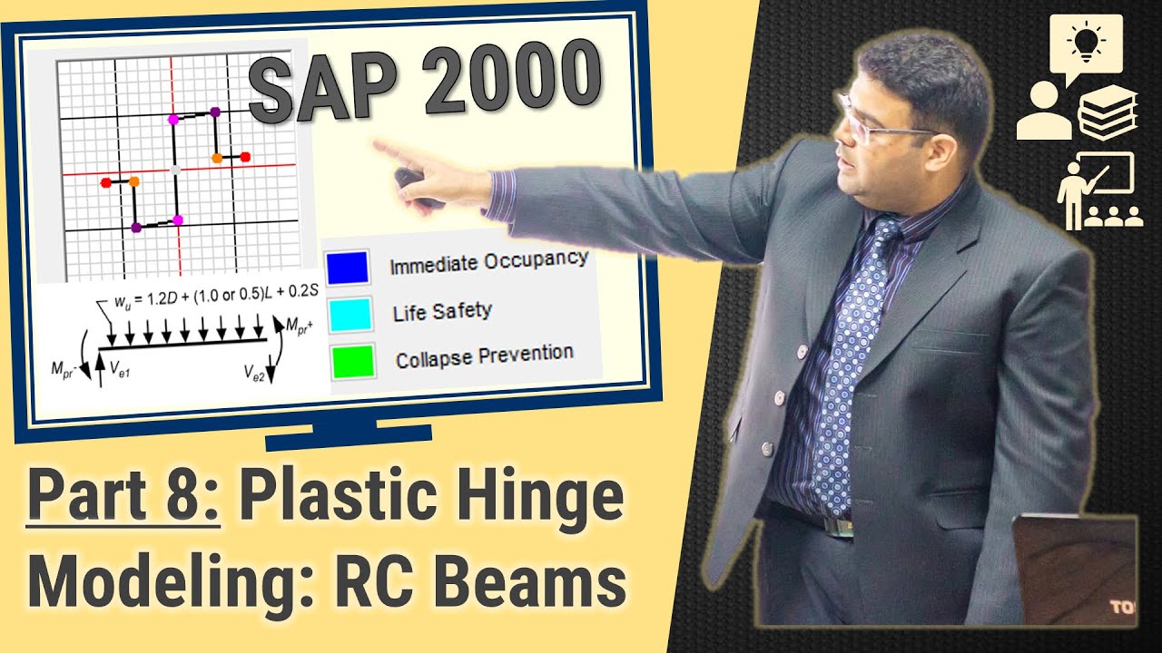 SAP 2000: Plastic Hinge Modeling of RC Beams
