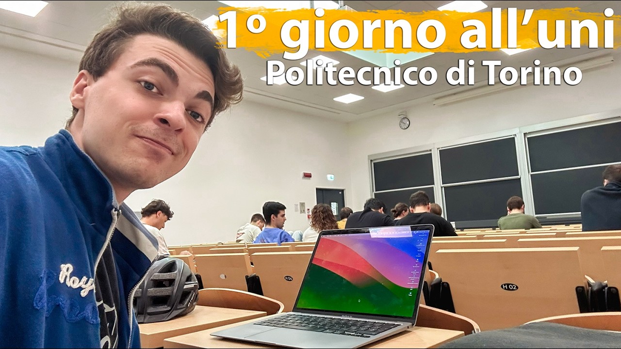 Un primo giorno di uni diverso dal solito | Politecnico di Torino (3° anno)