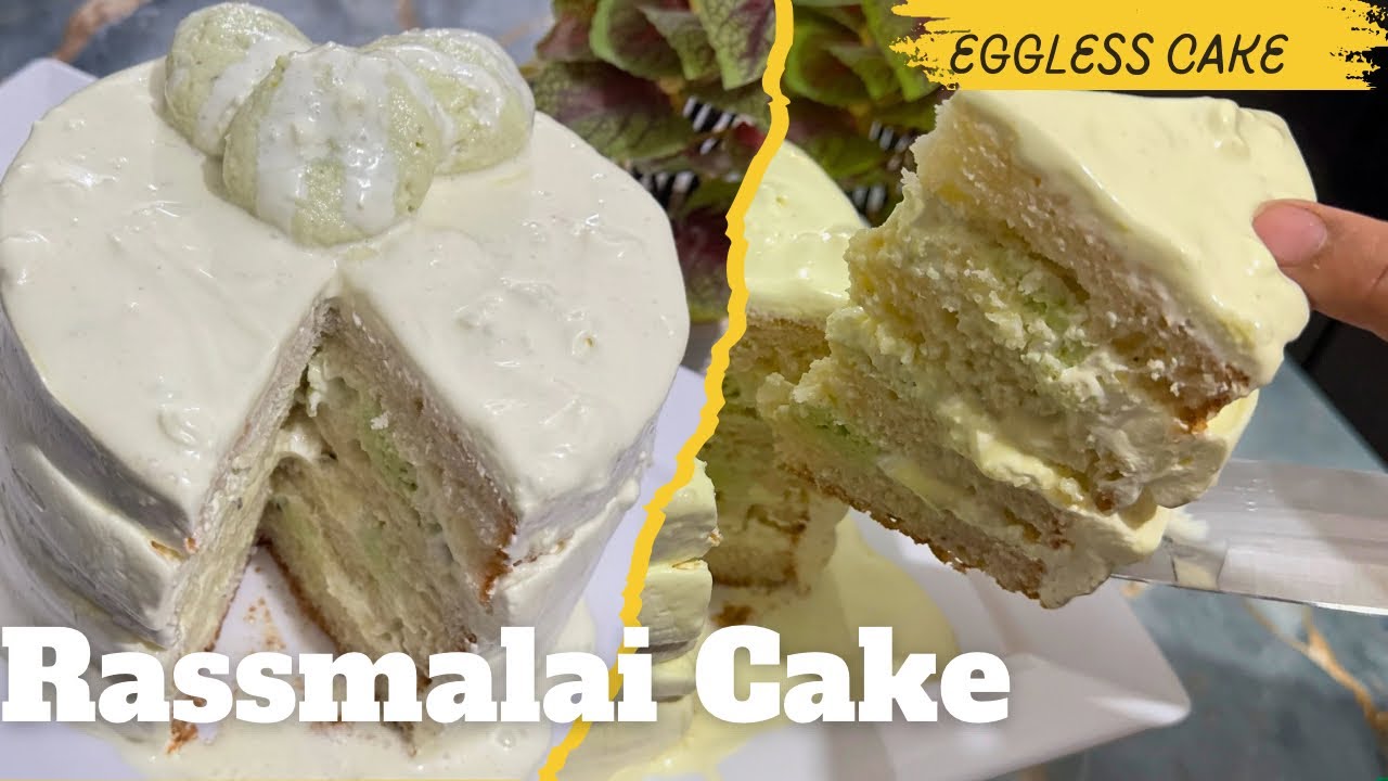 “Soft & Juicy Rasmalai Cake Recipe | Perfect Fusion Dessert | Easy Homemade Rasmalai Cake!”