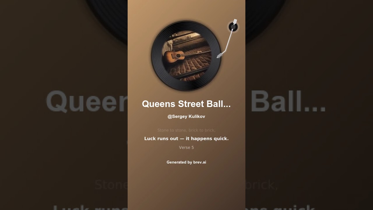 Queens Street Ballad (Mafia Radio style) 