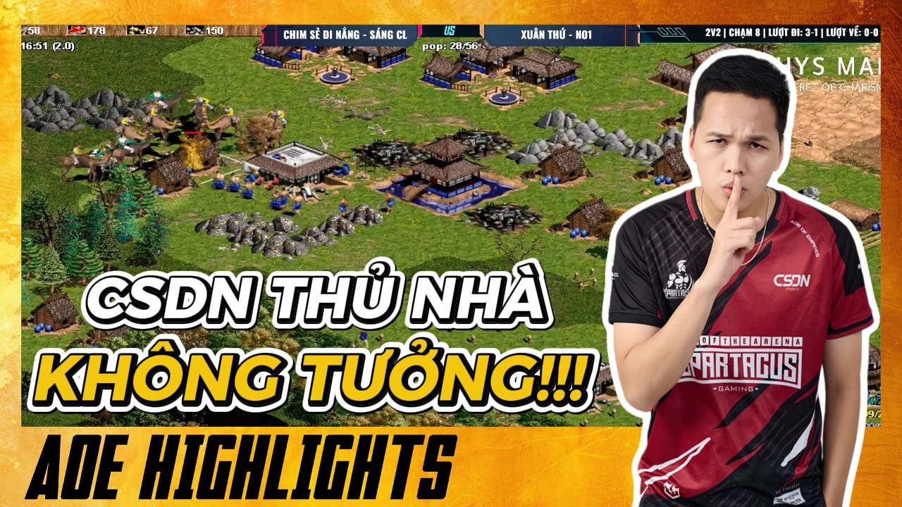Ph&aacute;o Đ&agrave;i BẤT KHẢ X&Acirc;M PHẠM??? Chim Sẻ Đi Nắng khiến đối thủ bất lực!!!! | AoE Highlights #aoe