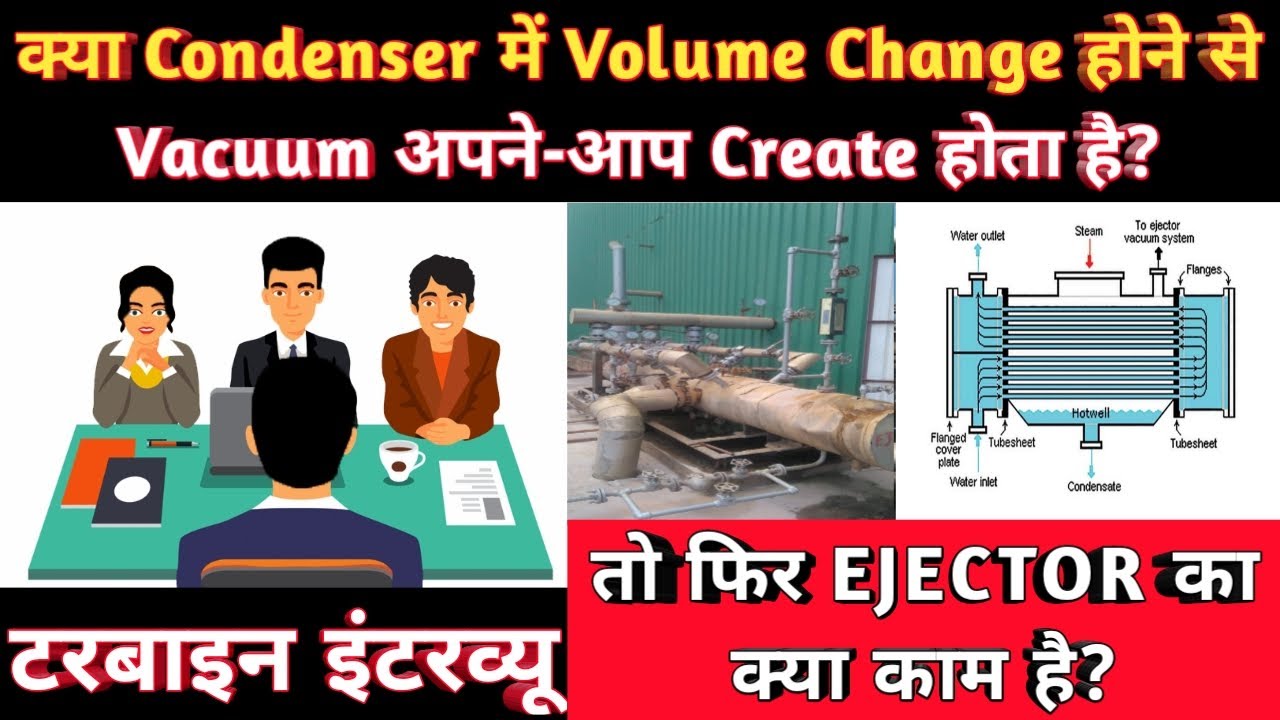 How Self Vacuum Is Created Inside the Condenser?