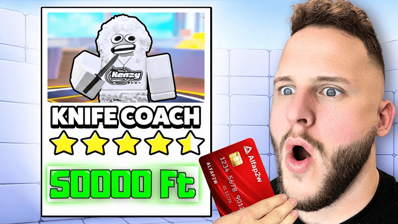 Kidobtam 50.000 Ft-ot egy KÉS TANÁRRA?! (Roblox Rivals)