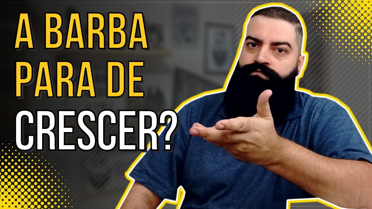 MINHA BARBA PAROU DE CRESCER! O que fazer?
