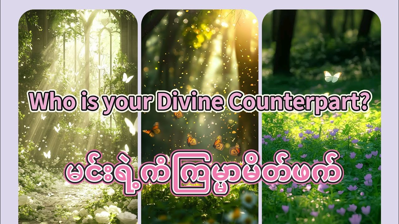 Divine Counterpart (မင်းရဲ့ကံကြမ္မာမိတ်ဖက်) Pick a card Tarot Reading 🩷✨