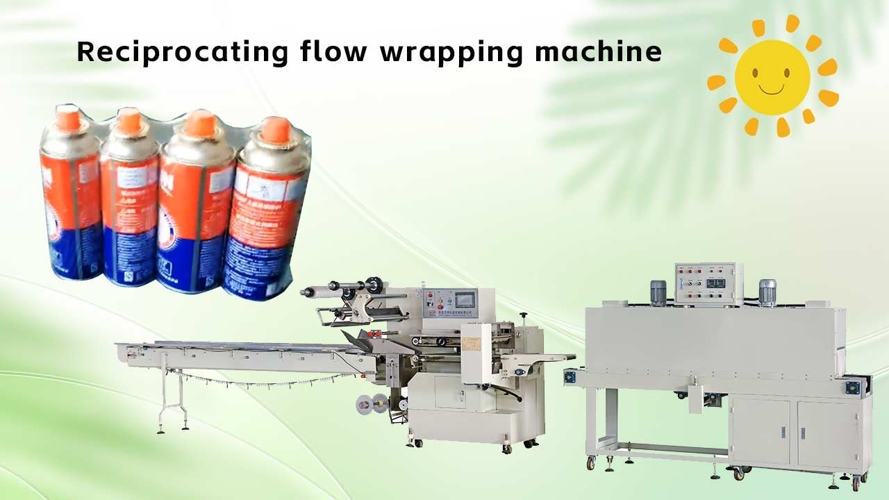 A Double-Sided Reciprocating Pillow Packaging Machine Hot Shrink Machine for Bottles