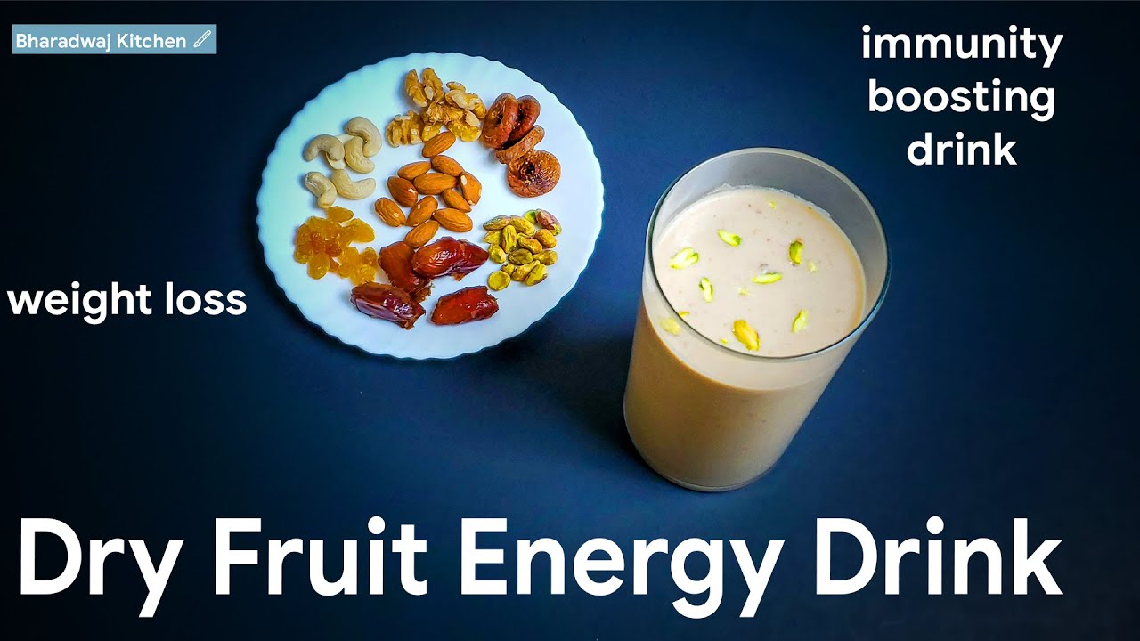 dry fruit energy drink | dry fruits drink for immunity | dry fruits shake without milk