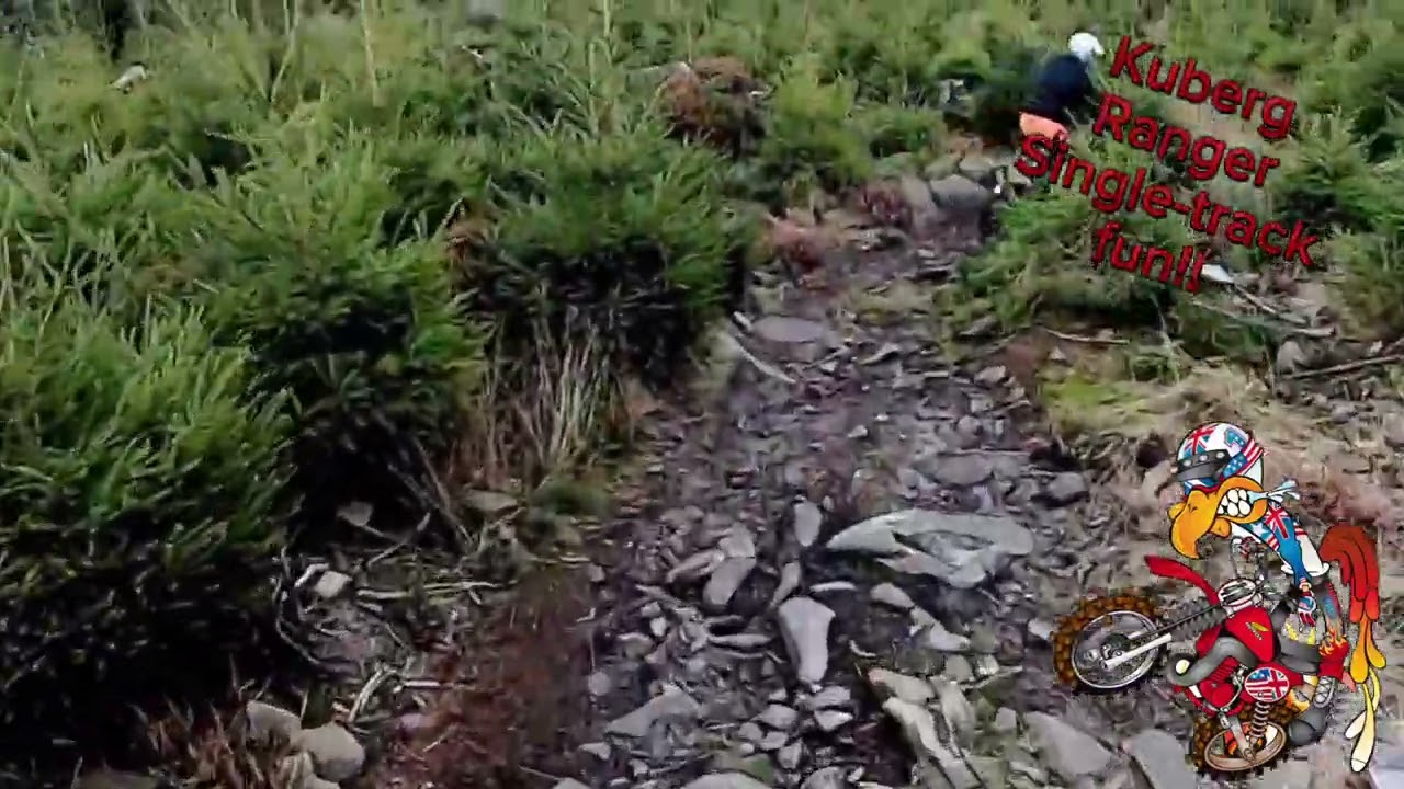 single-track fun on the Kuberg Ranger!