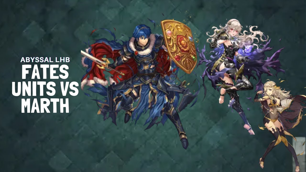 ABYSSAL MARTH:LIMITED HERO BATTLE FATES ONLY | Fire Emblem Heroes