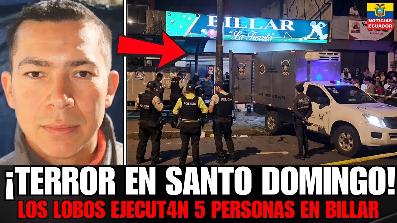 MASACRE en billar de Santo Domingo: Sicarios EJECUT4N 5 hombres y huyen en camioneta