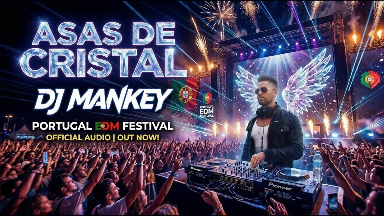 Asas de Cristal - Gonçalo DJ-MANKEY (Portugal Electronic Dance Music Festival) EDM Mix 2026