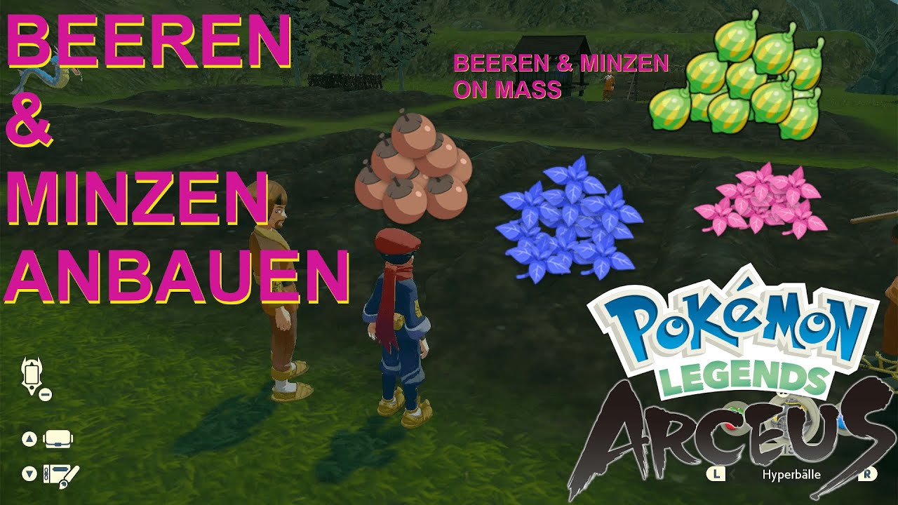 BEEREN & MINZEN ANBAUEN | Pokemon-Legenden: Arceus