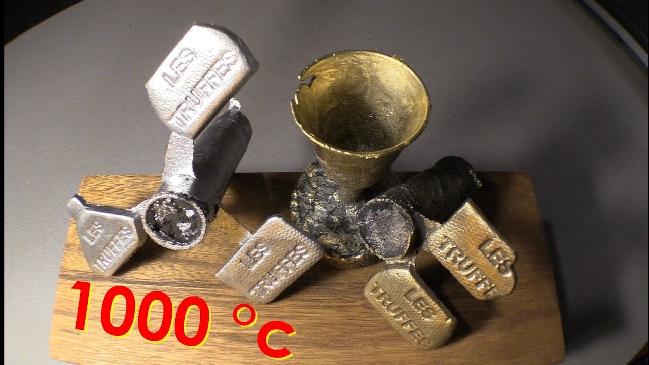 1000°C pour fondre du laiton