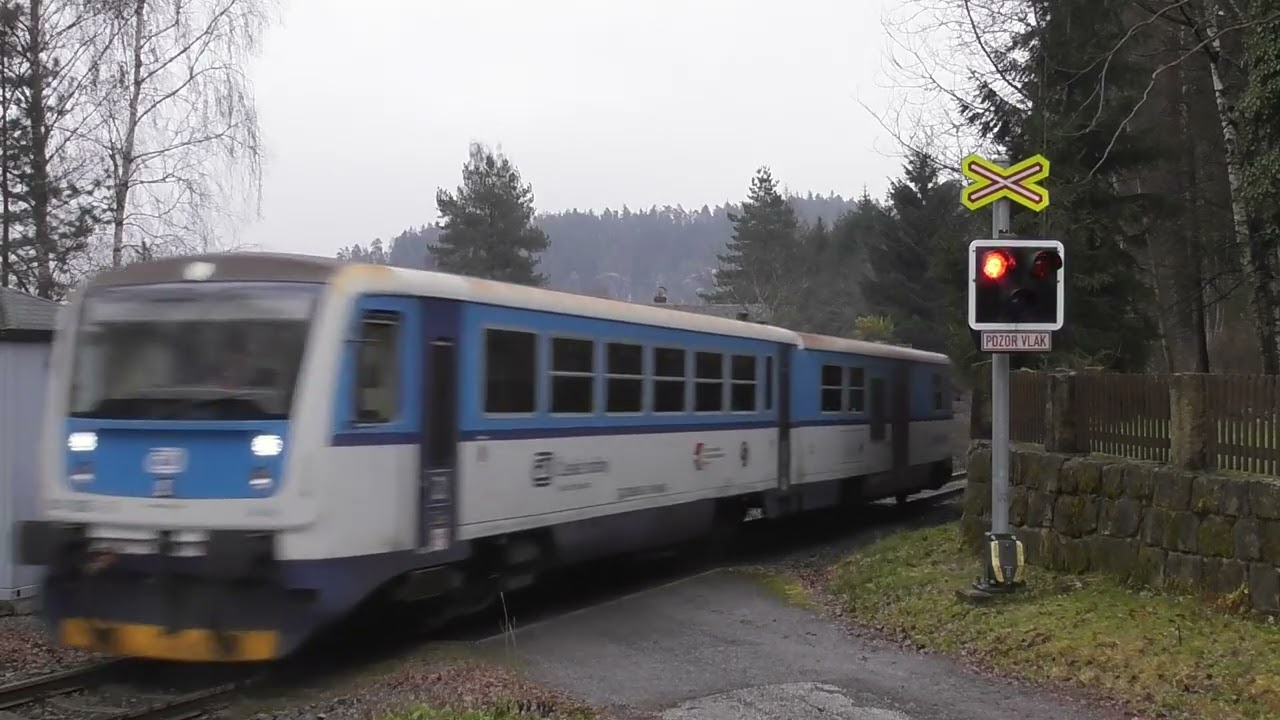 Železniční přejezd Adršpach #2 - 7.12.2025 / Railroad crossing