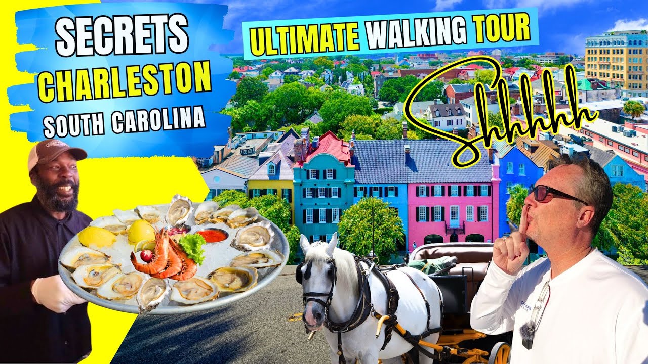 SECRETS of Charleston South Carolina - Ultimate Walking Tour in Charleston SC - MUST DO