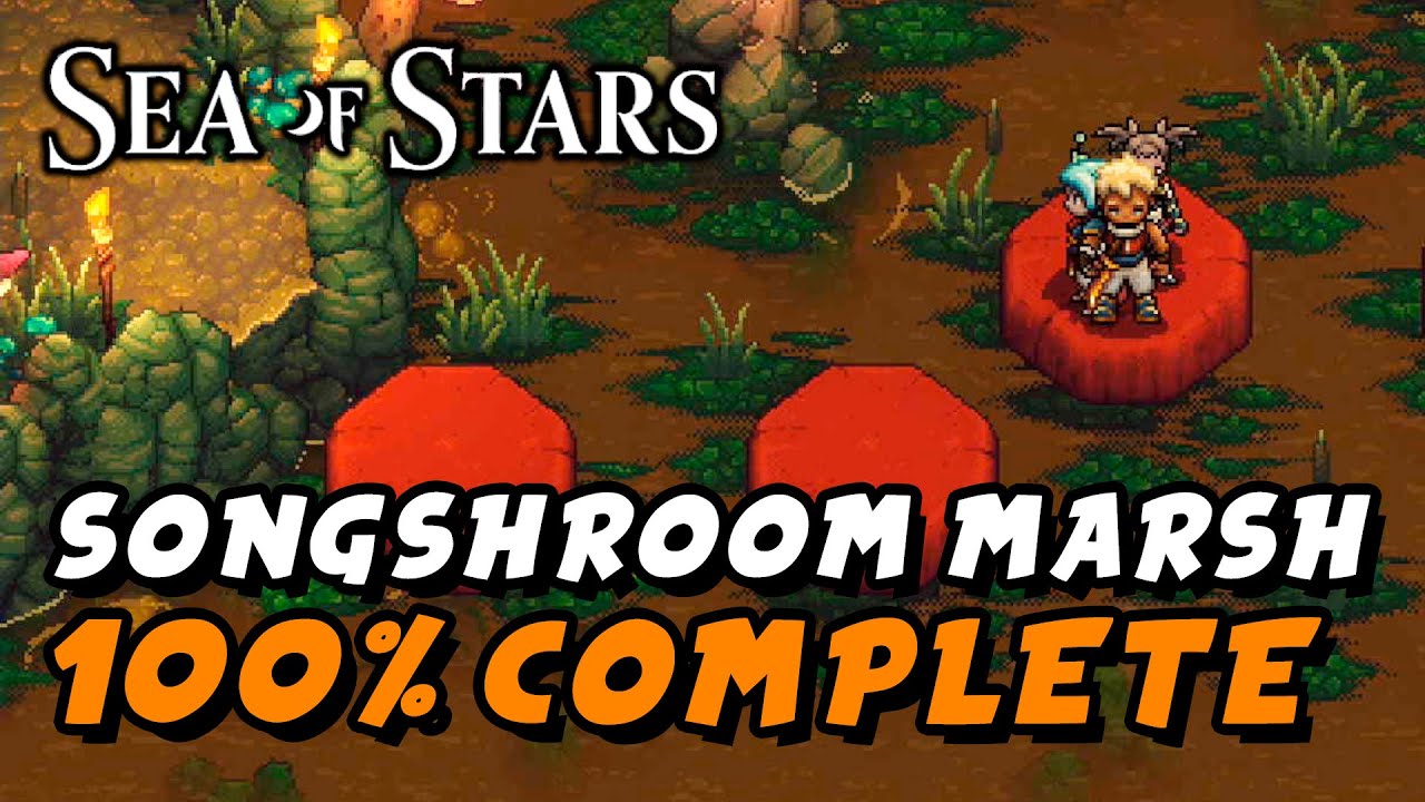 Sea Of Stars - Songshroom Marsh 100% Guide (All Chests, Rainbow Conches Etc...)
