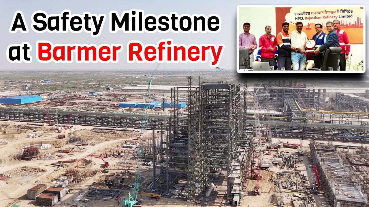 MEIL Honoured with Best Safety Award at Barmer Refinery