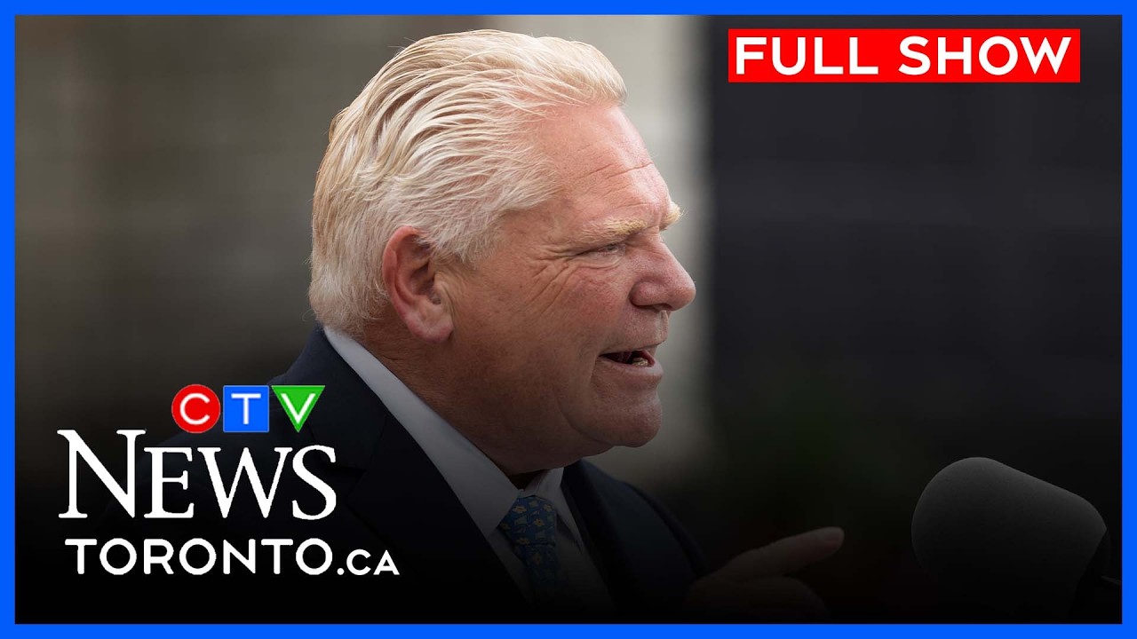 Премьер Форд сменил тон после разговора с Трампом | CTV News Toronto в полдень, 25 августа 2026 г.