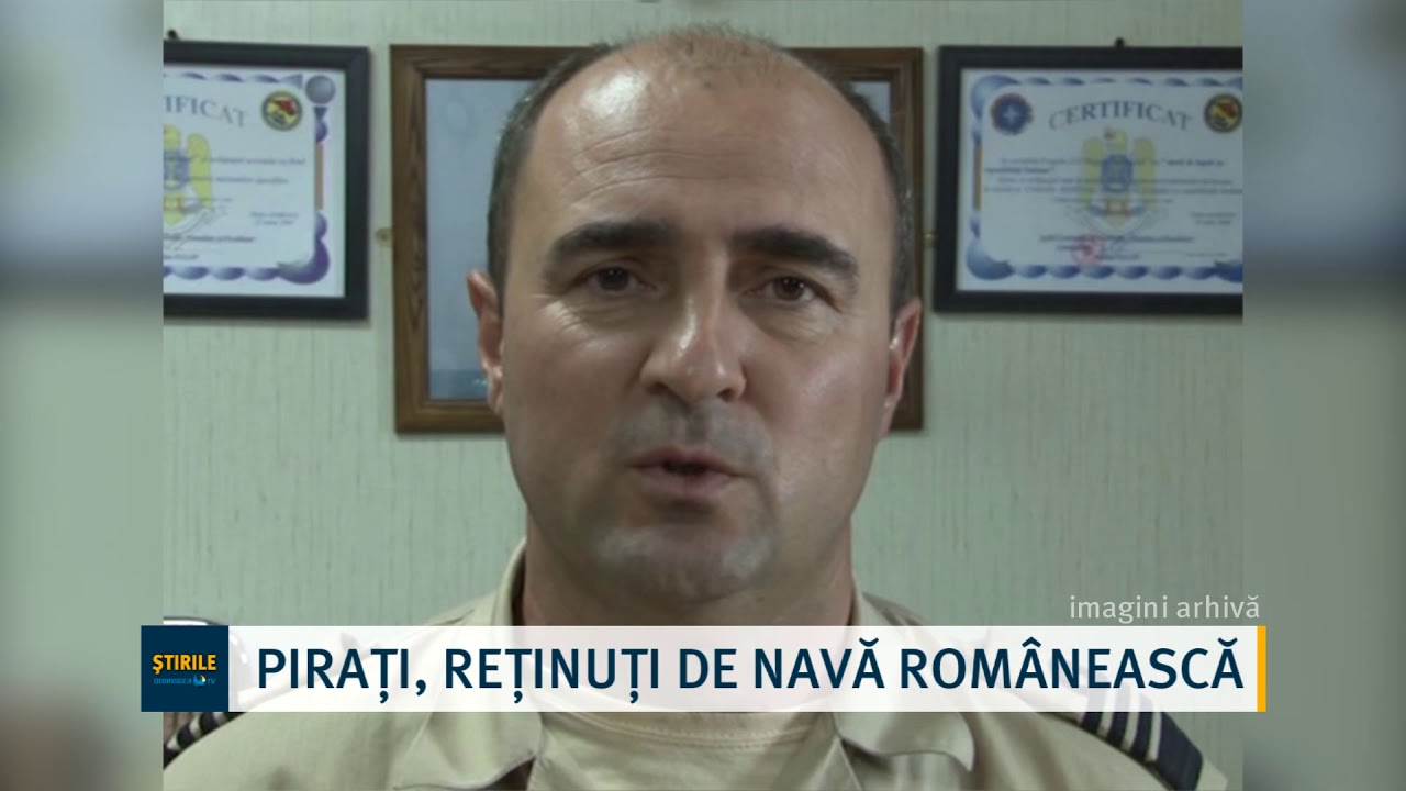 Pirați, reținuți de navă românească