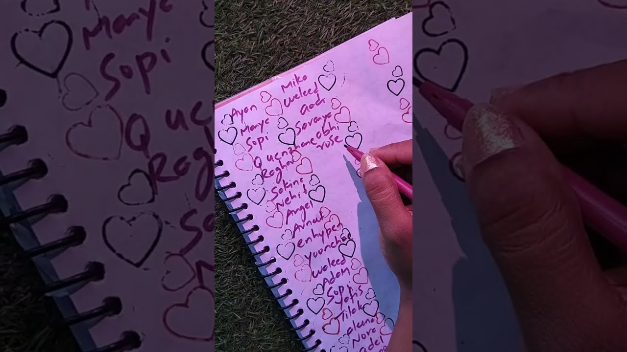WRITING MY CUTE SUBSCRIBERS NAMES 🎀 #short #writingnames #shortfeed #live #shortlive