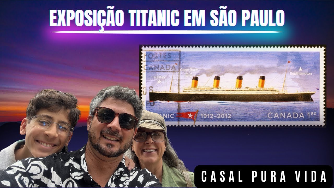 Exposição Titanic em SP.