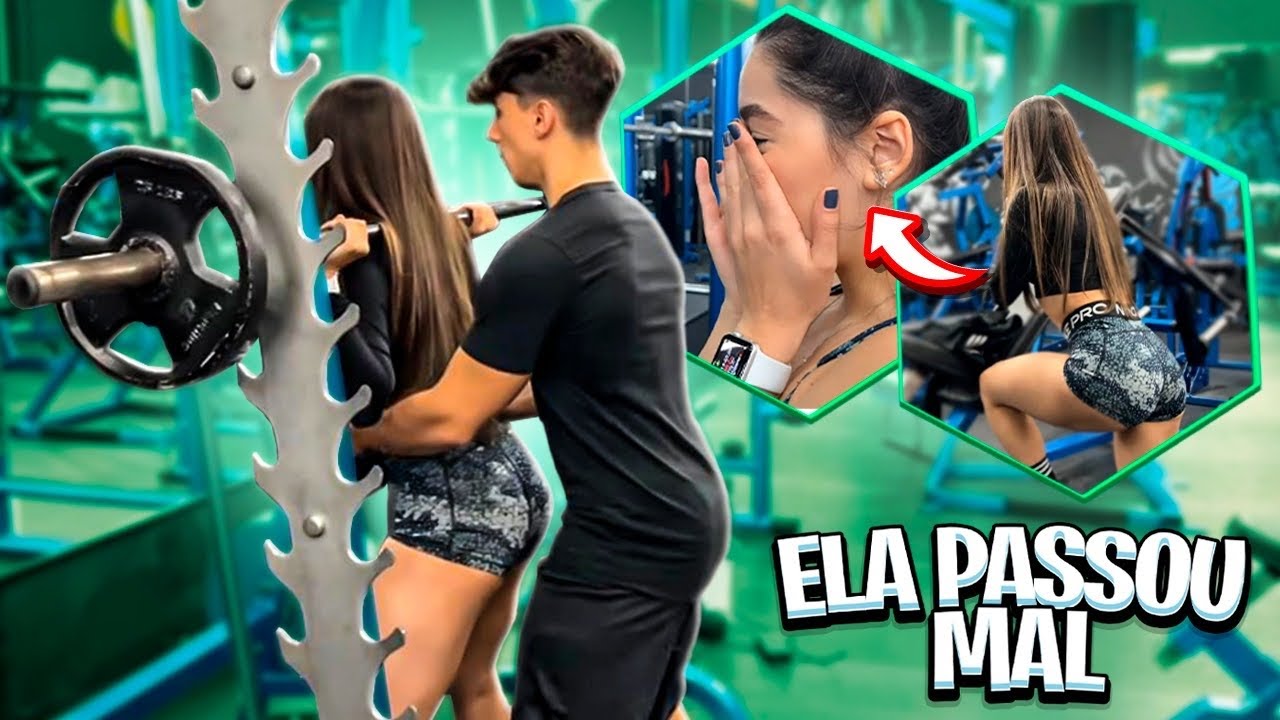 NAMORADA DO ALFREDO NATURAL DESAFIOU ELE PRA UM TREINO DE PERNAS
