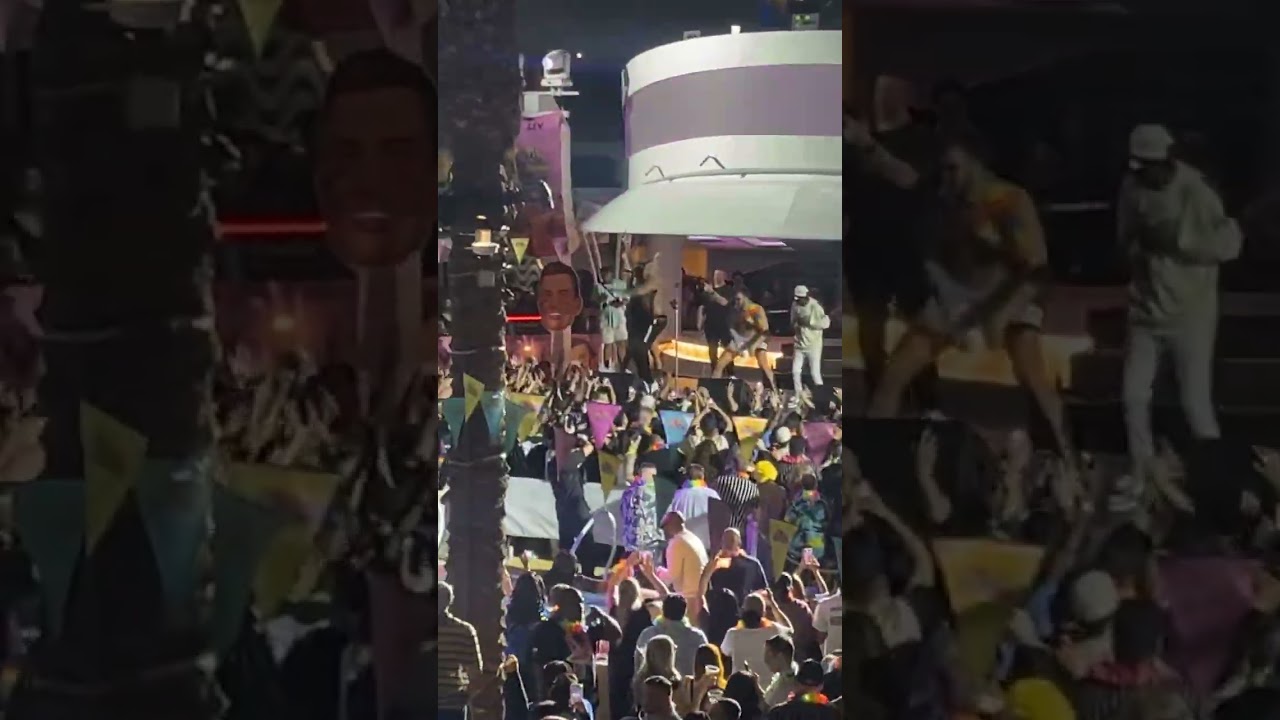 Gronk having the time of his life on stage #party #viral #funny #gronkbeach